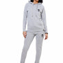 Ladies Slim Fit Silver Sweatpants
